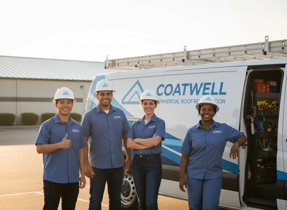 Commercial roof coating company in Bronson, TX